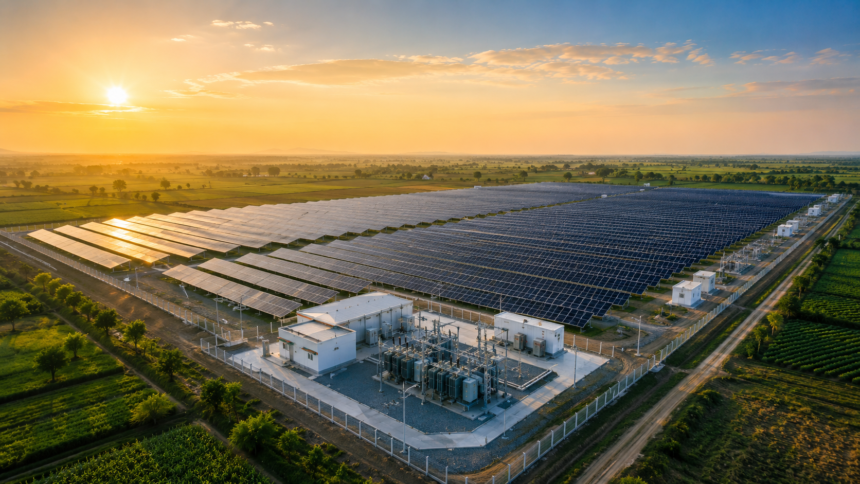 Solar Power Plant Installation